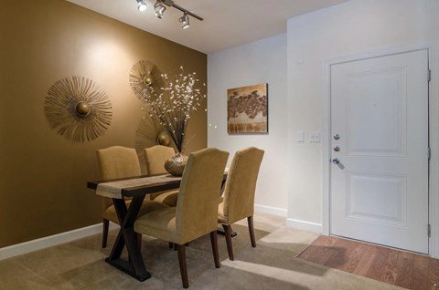 Modern light fixtures in apartment units at Gateway Place in Atlanta, Georgia